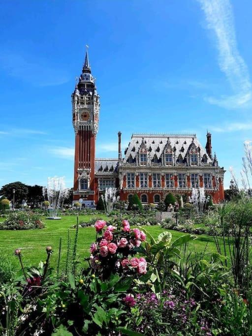 Le Clemenceau Appart-Calais Nord-Balcon-Plage Ngoại thất bức ảnh