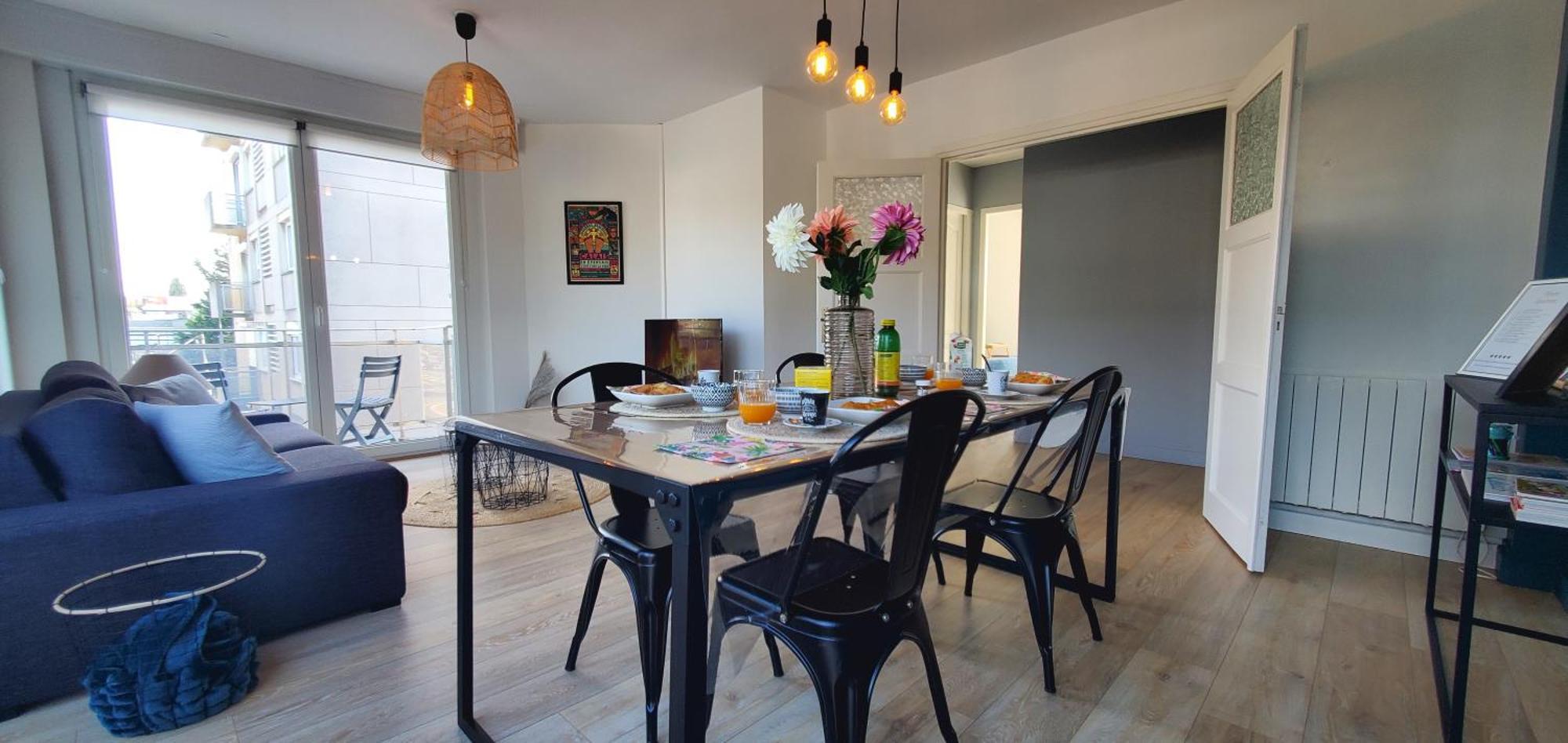 Le Clemenceau Appart-Calais Nord-Balcon-Plage Ngoại thất bức ảnh
